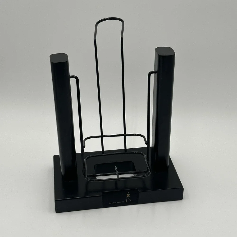 Johnny Walker Black Label Bottle Cradle Swing Pourer Black - Quick Shipping